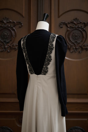 Florence Lace-Trim Jumper Dress