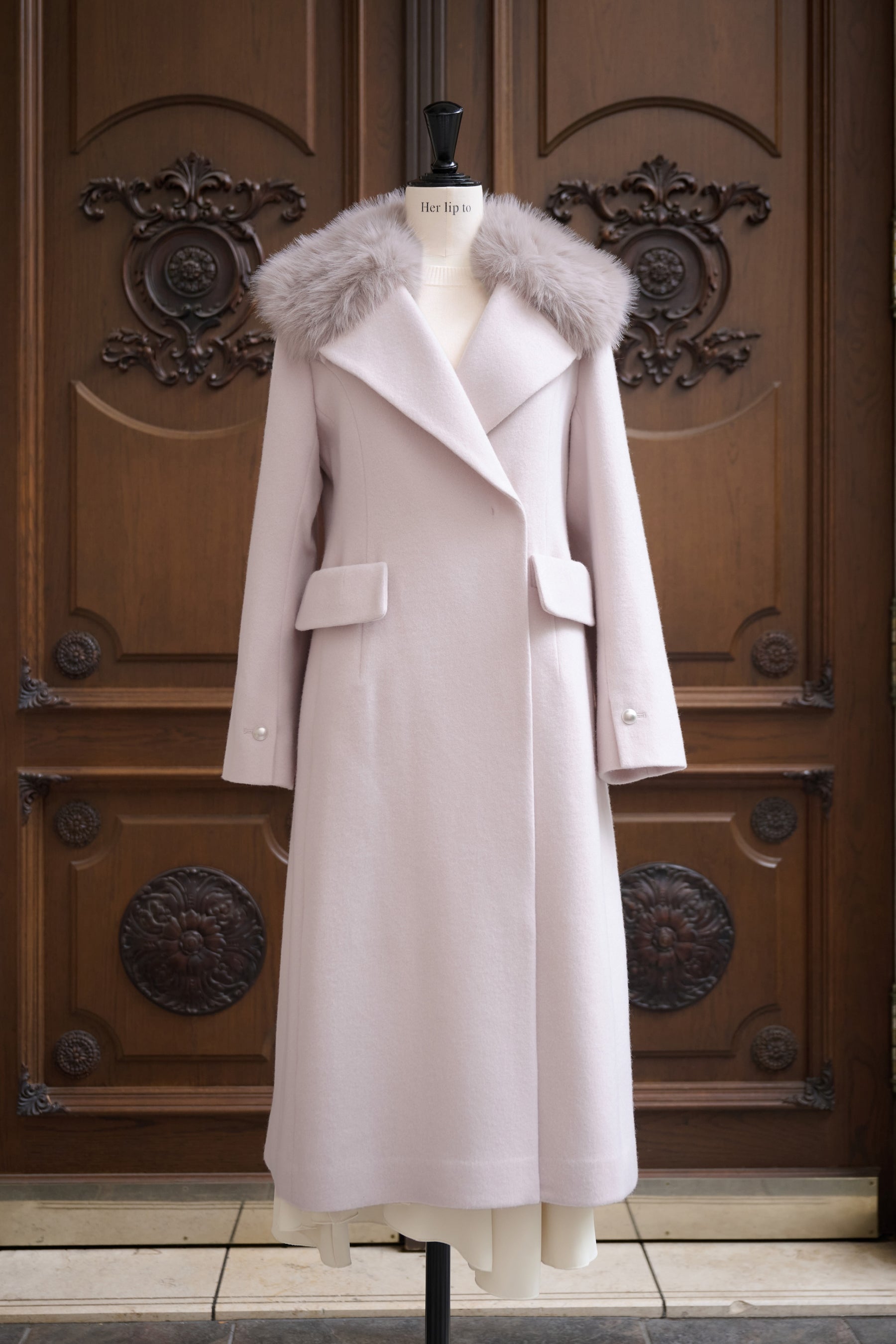 【10月中旬発送】Nicole Wool-Blend Longline Coat