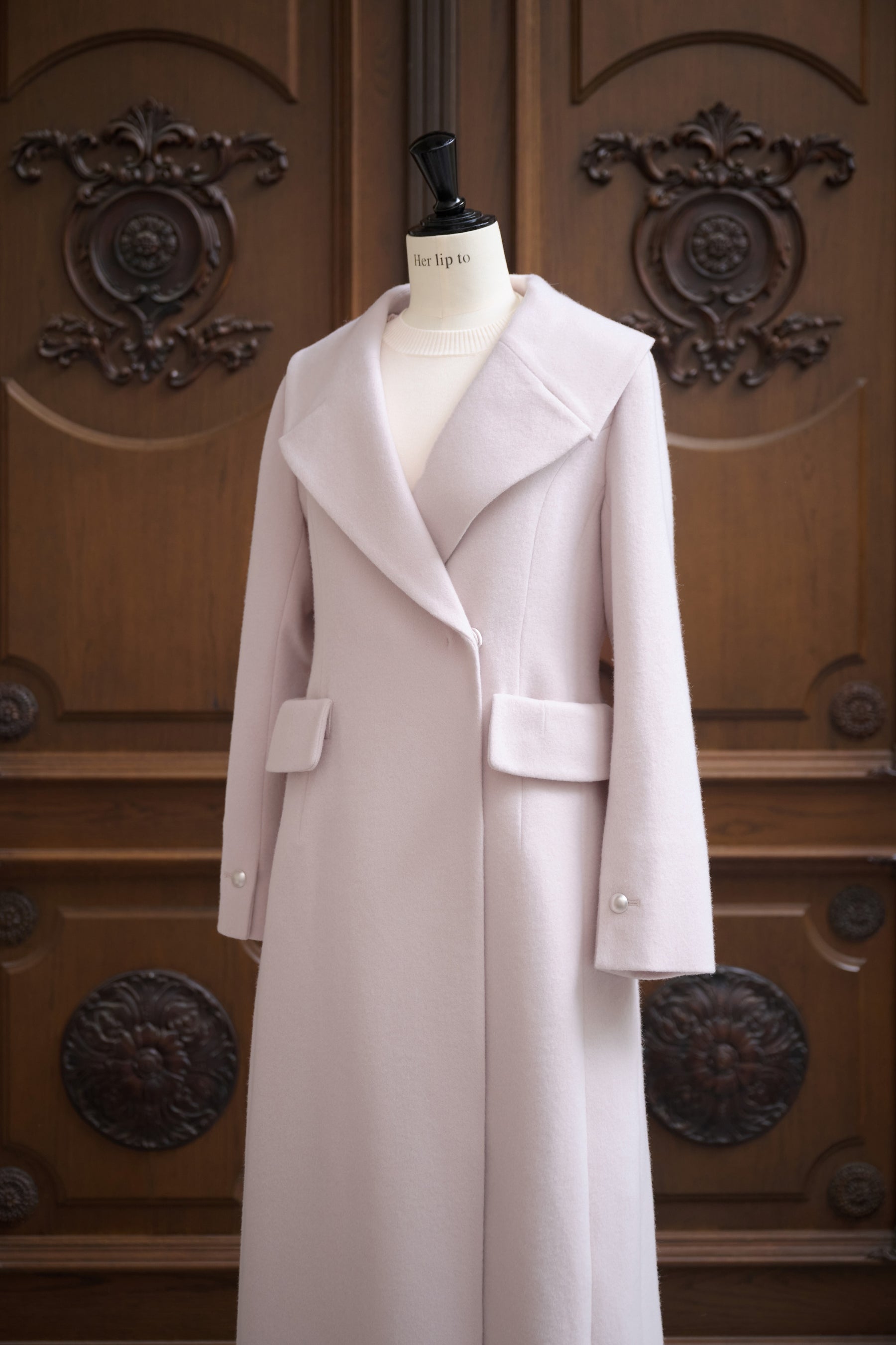 【10月中旬発送】Nicole Wool-Blend Longline Coat