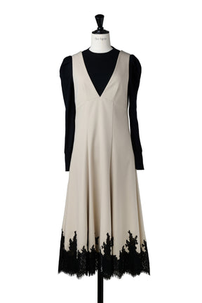 Florence Lace-Trim Jumper Dress