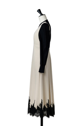 Florence Lace-Trim Jumper Dress
