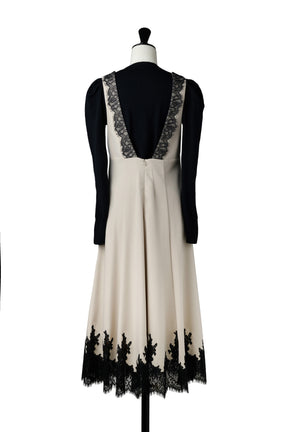 Florence Lace-Trim Jumper Dress
