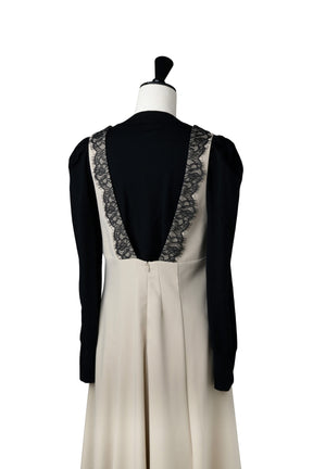 Florence Lace-Trim Jumper Dress