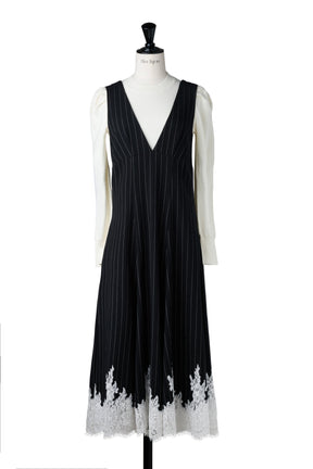 Florence Lace-Trim Jumper Dress