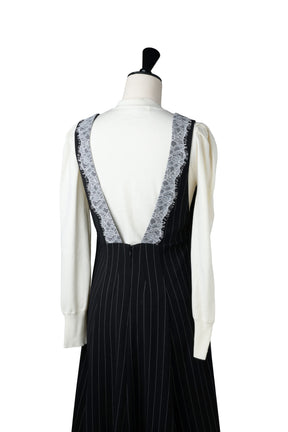 Florence Lace-Trim Jumper Dress