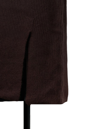 ［Essentia］Off-the-Shoulder Bit Knit Dress