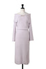 ［Essentia］Off-the-Shoulder Bit Knit Dress