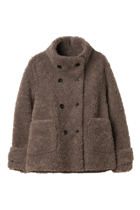 [Ships in mid October] Penelope Faux Fur Double-Breasted Coat