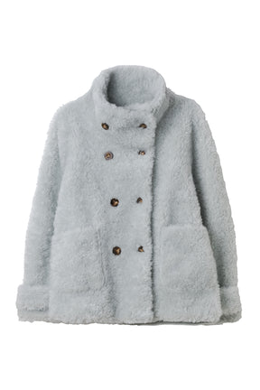 [Ships in mid October] Penelope Faux Fur Double-Breasted Coat
