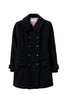 Wool-Blend Tailored Peacoat