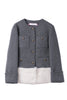 【10月中旬発送】Joana Faux Fur-Hem Wool Coat