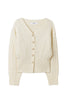 Plume Cable-Knit Cardigan