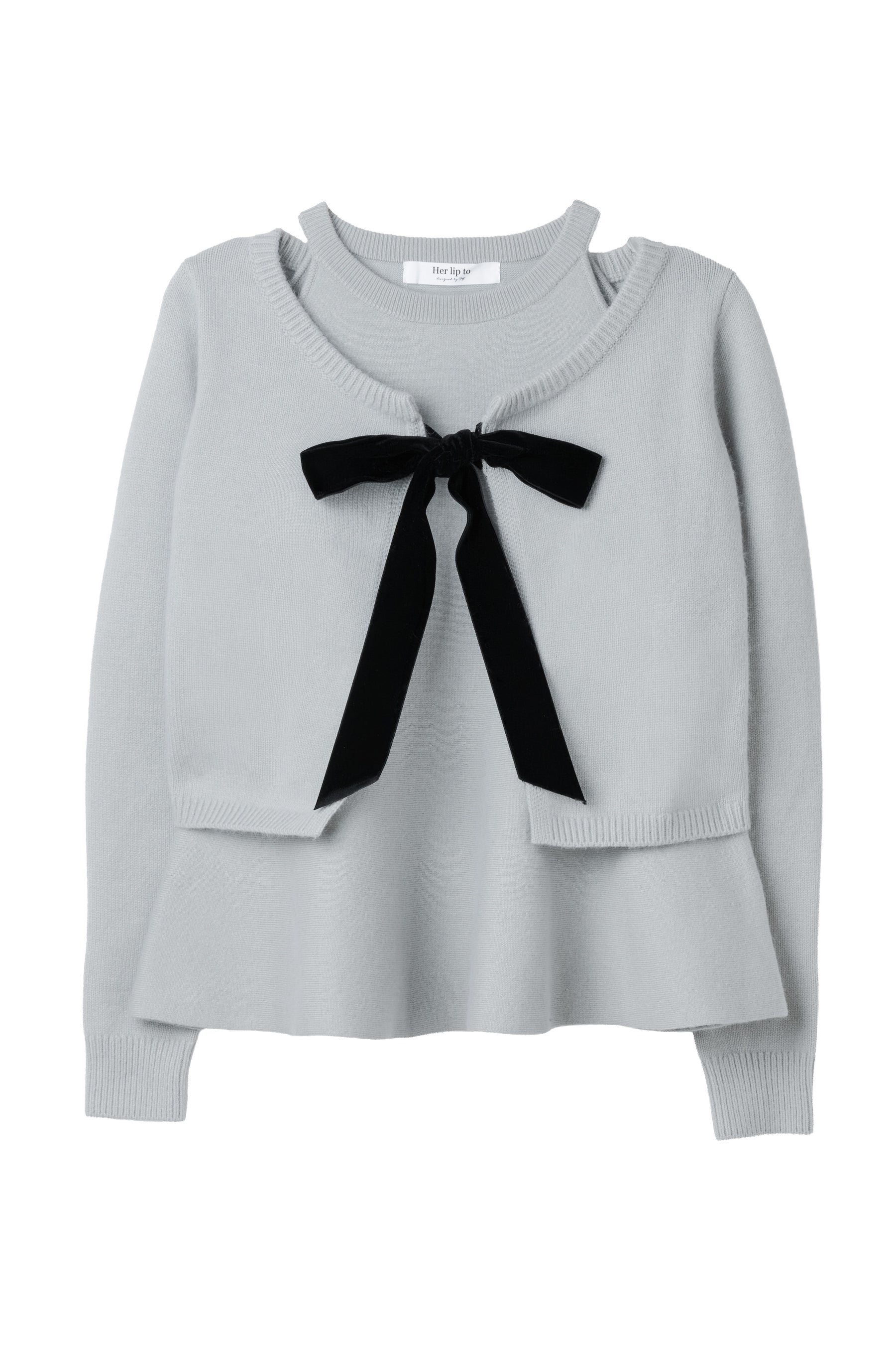 Lucille Peplum Knit Ensemble