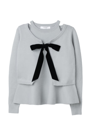 Lucille Peplum Knit Ensemble
