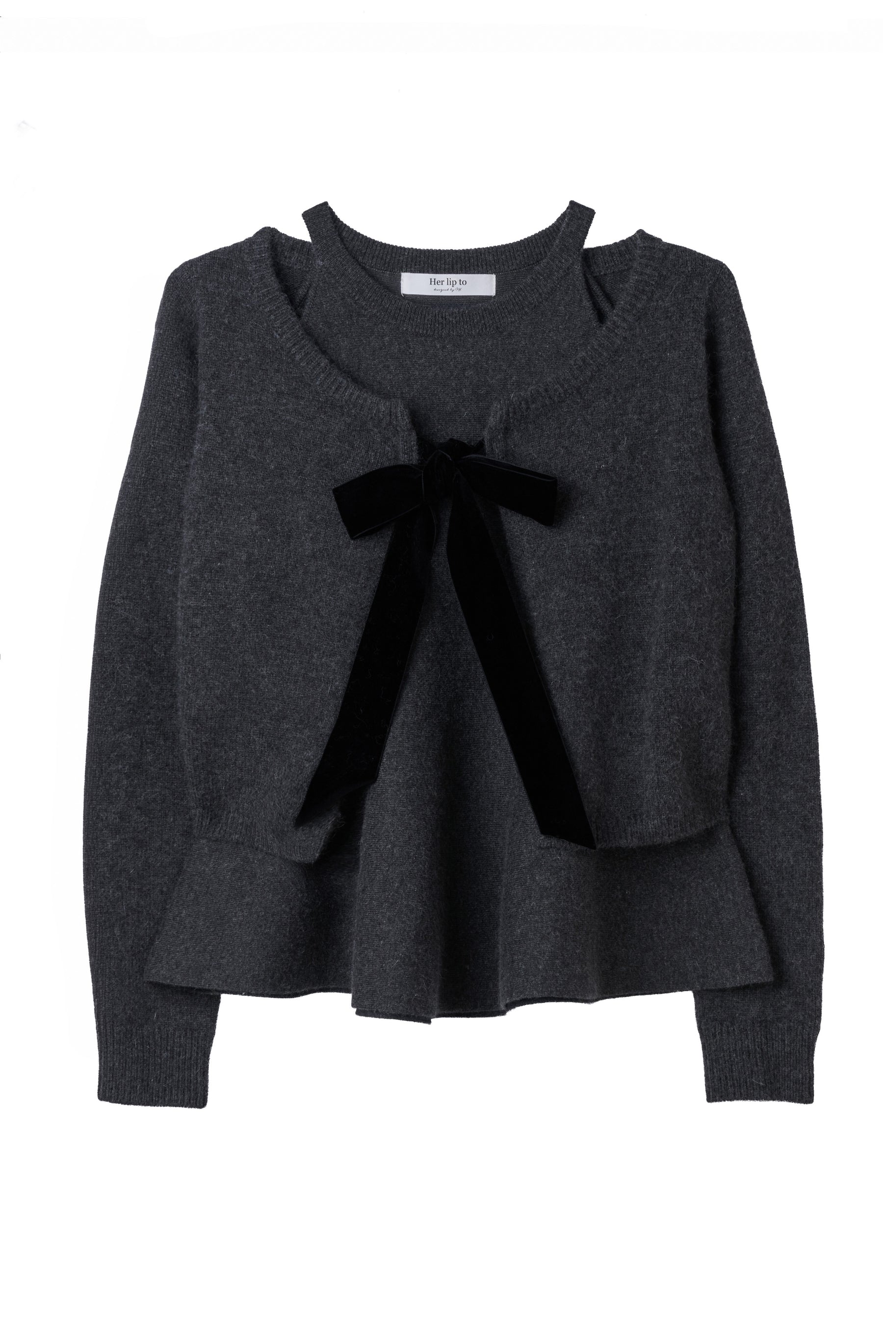 Lucille Peplum Knit Ensemble