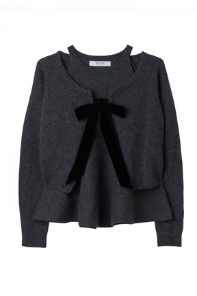 Lucille Peplum Knit Ensemble