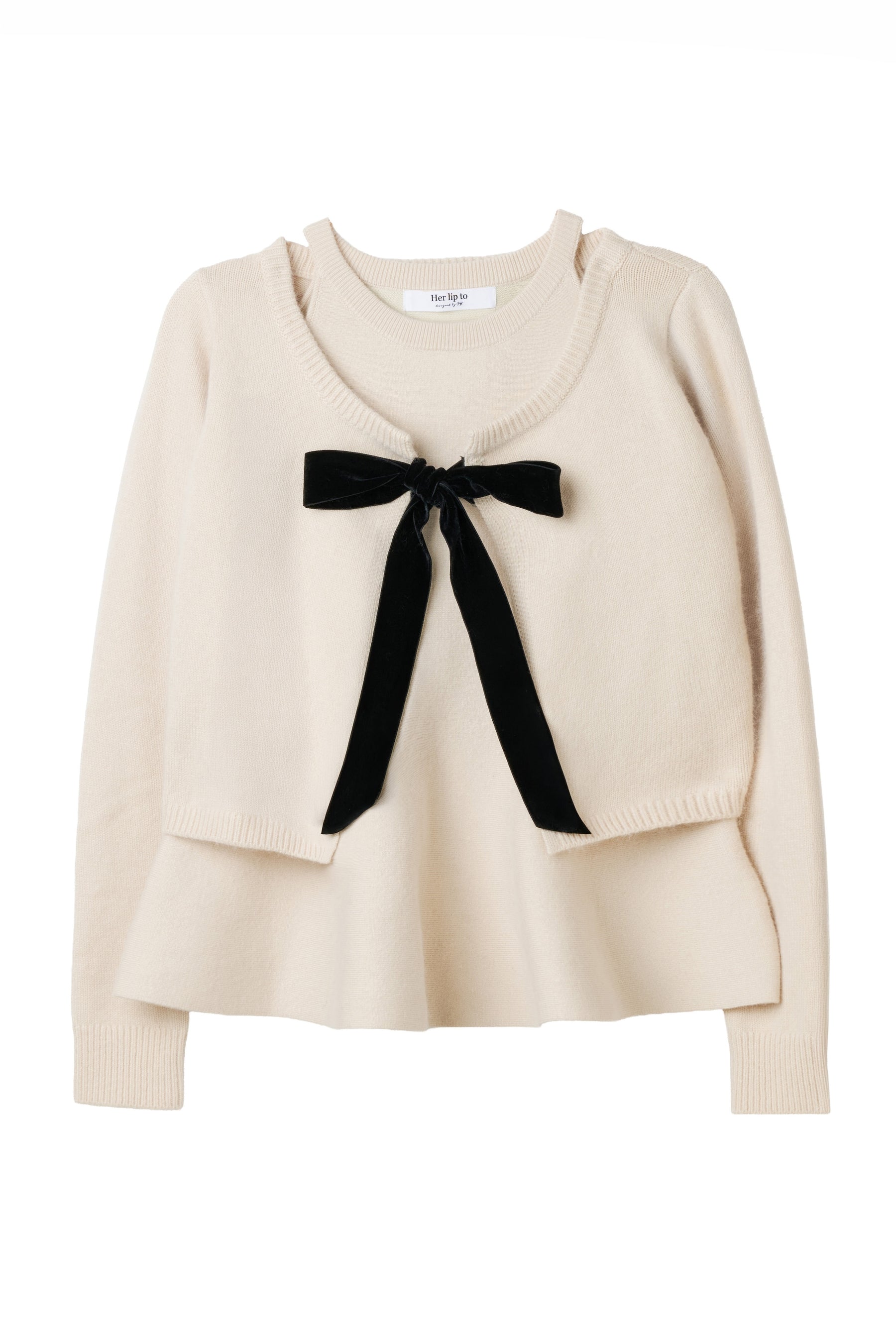 Lucille Peplum Knit Ensemble