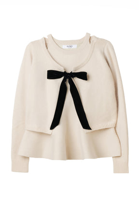 Lucille Peplum Knit Ensemble