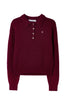 Classic H Logo Knit Polo Top