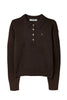 Classic H Logo Knit Polo Top