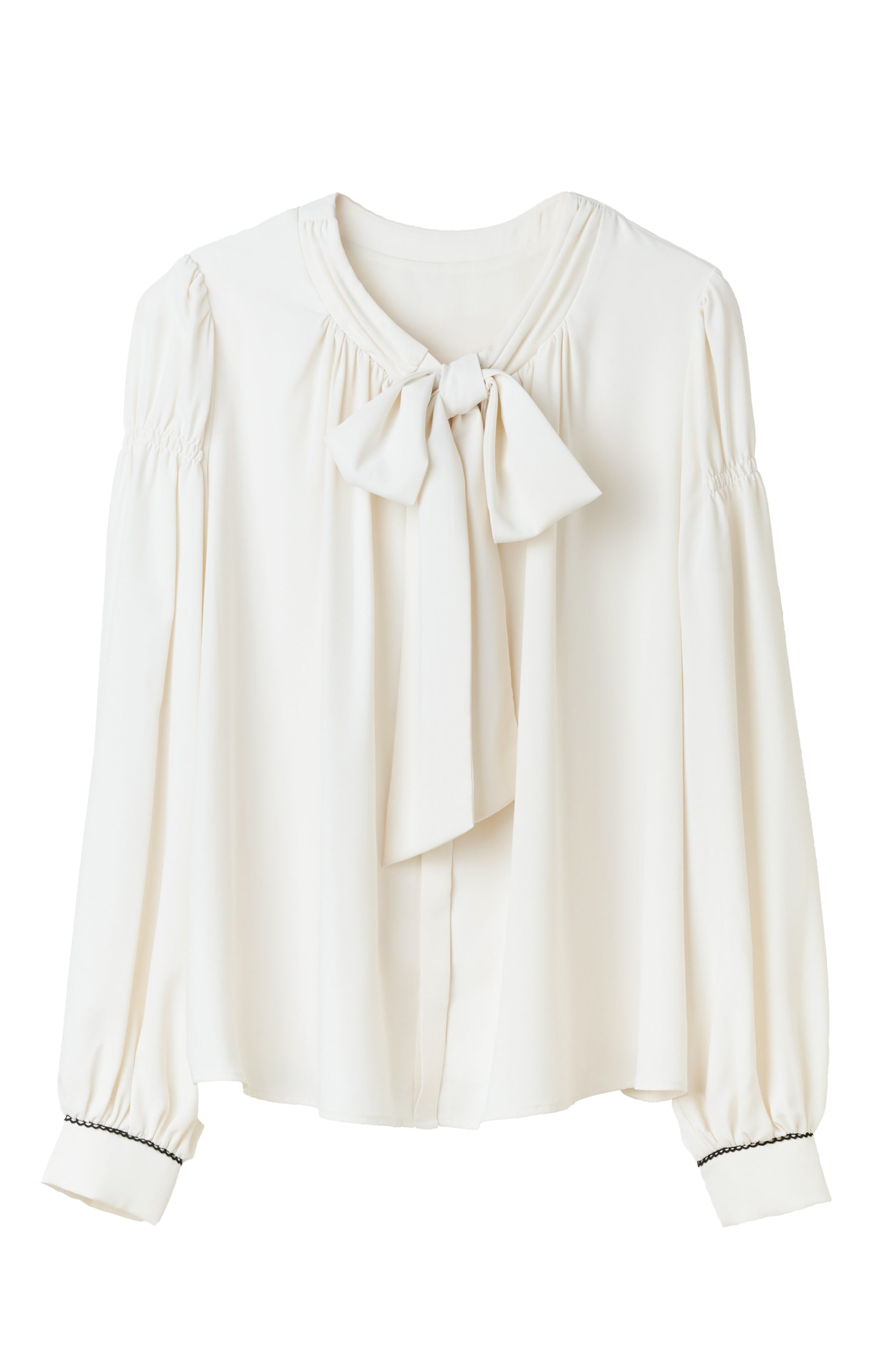 Fluid Bow-Tie Blouse