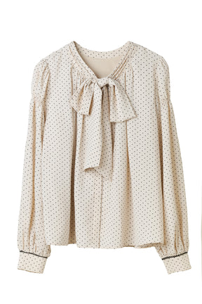 Fluid Bow-Tie Blouse
