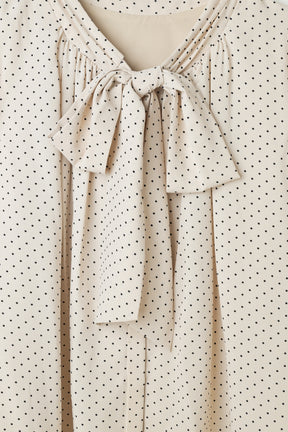 Fluid Bow-Tie Blouse