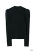 Sculpted Sleeve Rib Knit Top