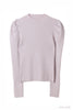 Sculpted Sleeve Rib Knit Top