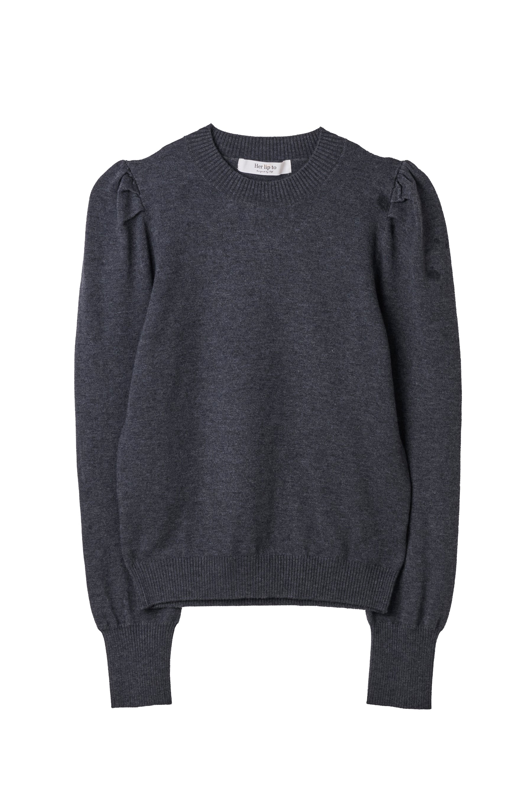 Sculpted Sleeve Knit Top