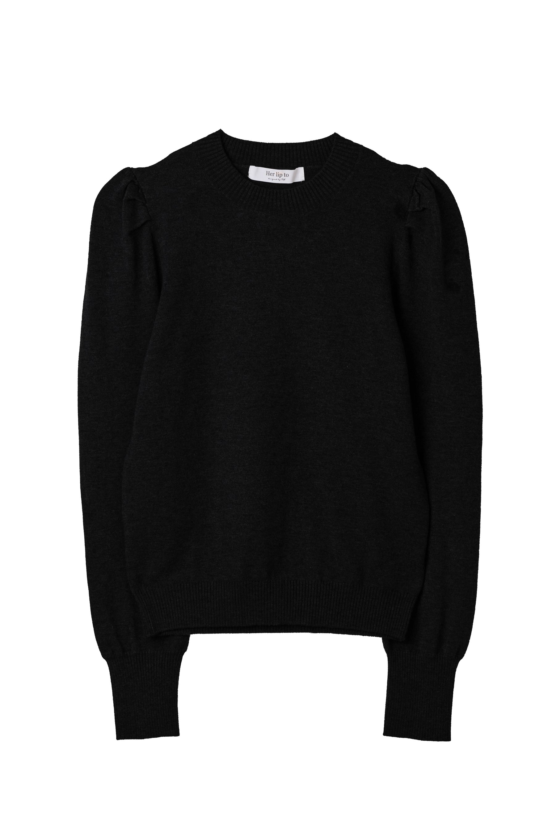 Sculpted Sleeve Knit Top