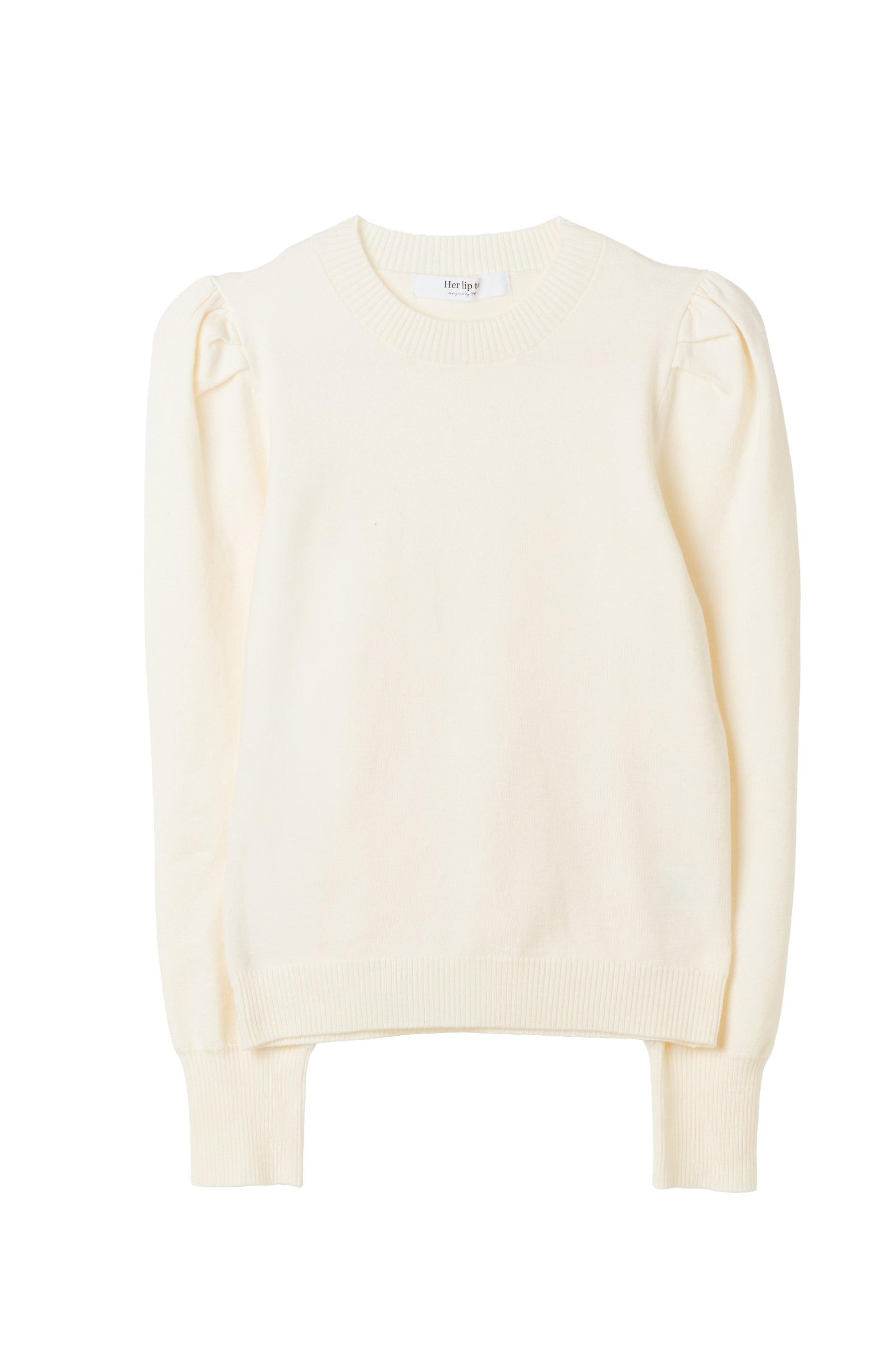 Sculpted Sleeve Knit Top
