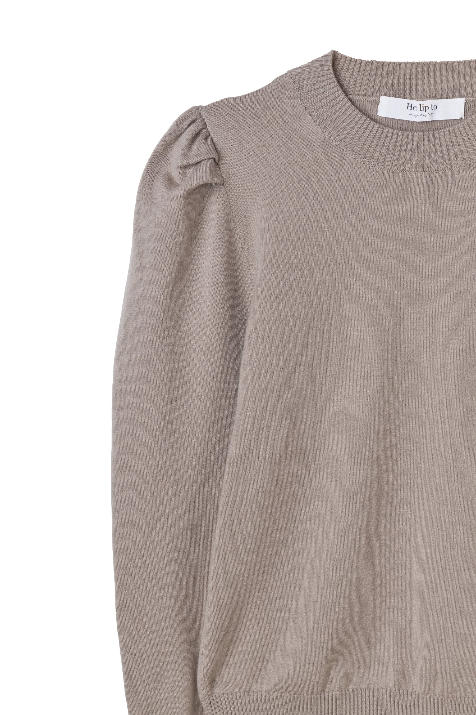 Sculpted Sleeve Knit Top