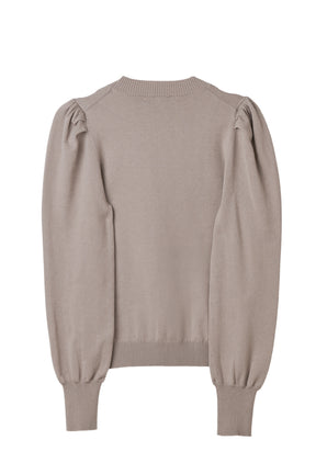 Sculpted Sleeve Knit Top