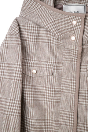 【10月下旬発送】Faux Fur Pocket Hooded Coat