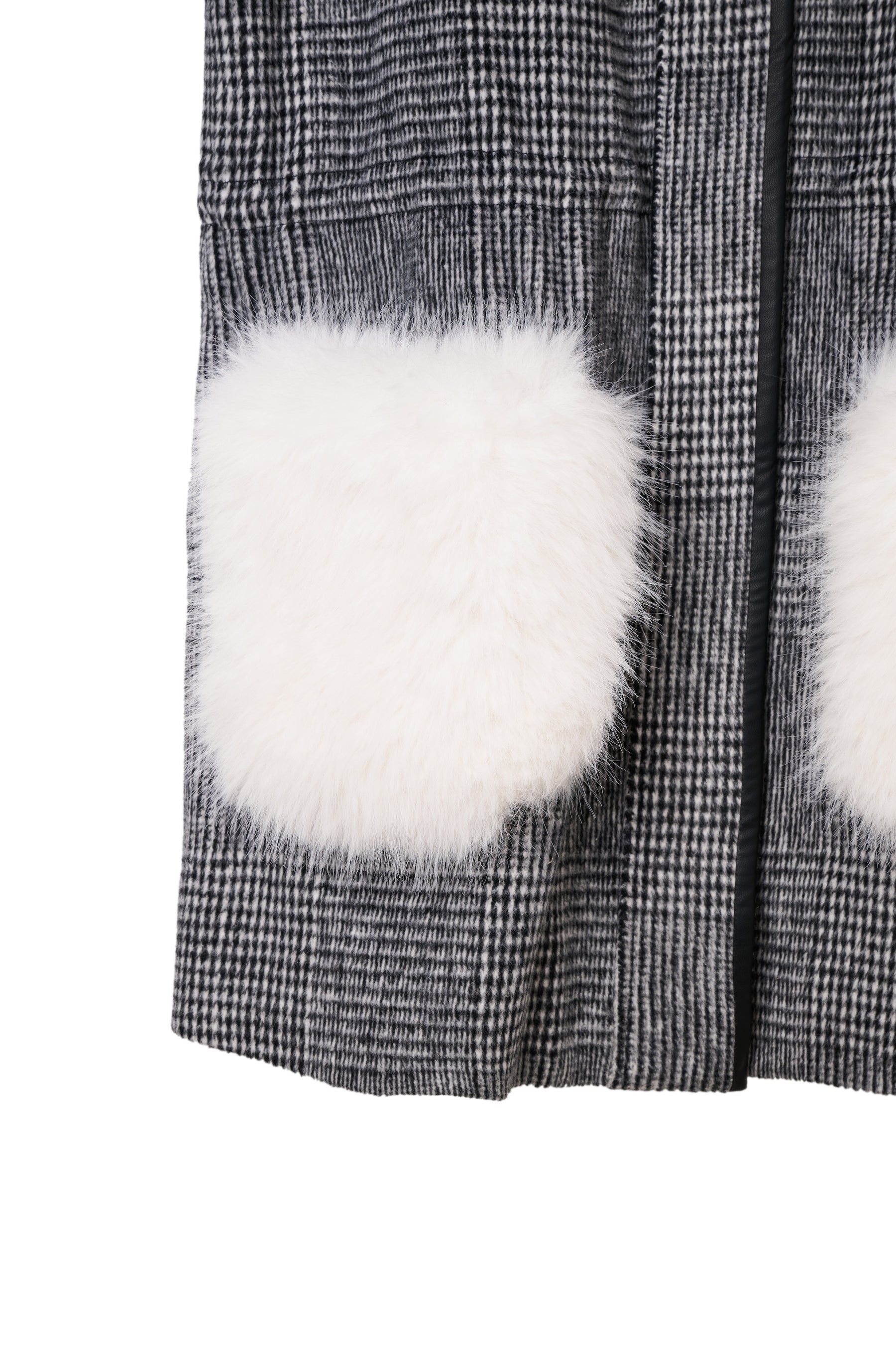 【10月下旬発送】Faux Fur Pocket Hooded Coat