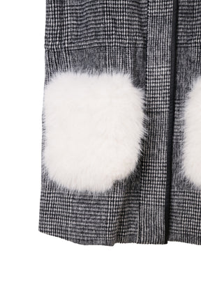 【10月下旬発送】Faux Fur Pocket Hooded Coat