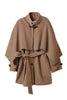 【10月下旬発送】Wool Rever Layered Cape Coat