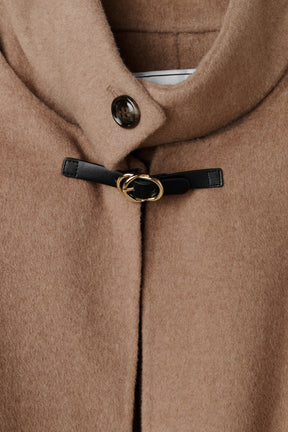 【10月下旬発送】Wool Rever Layered Cape Coat