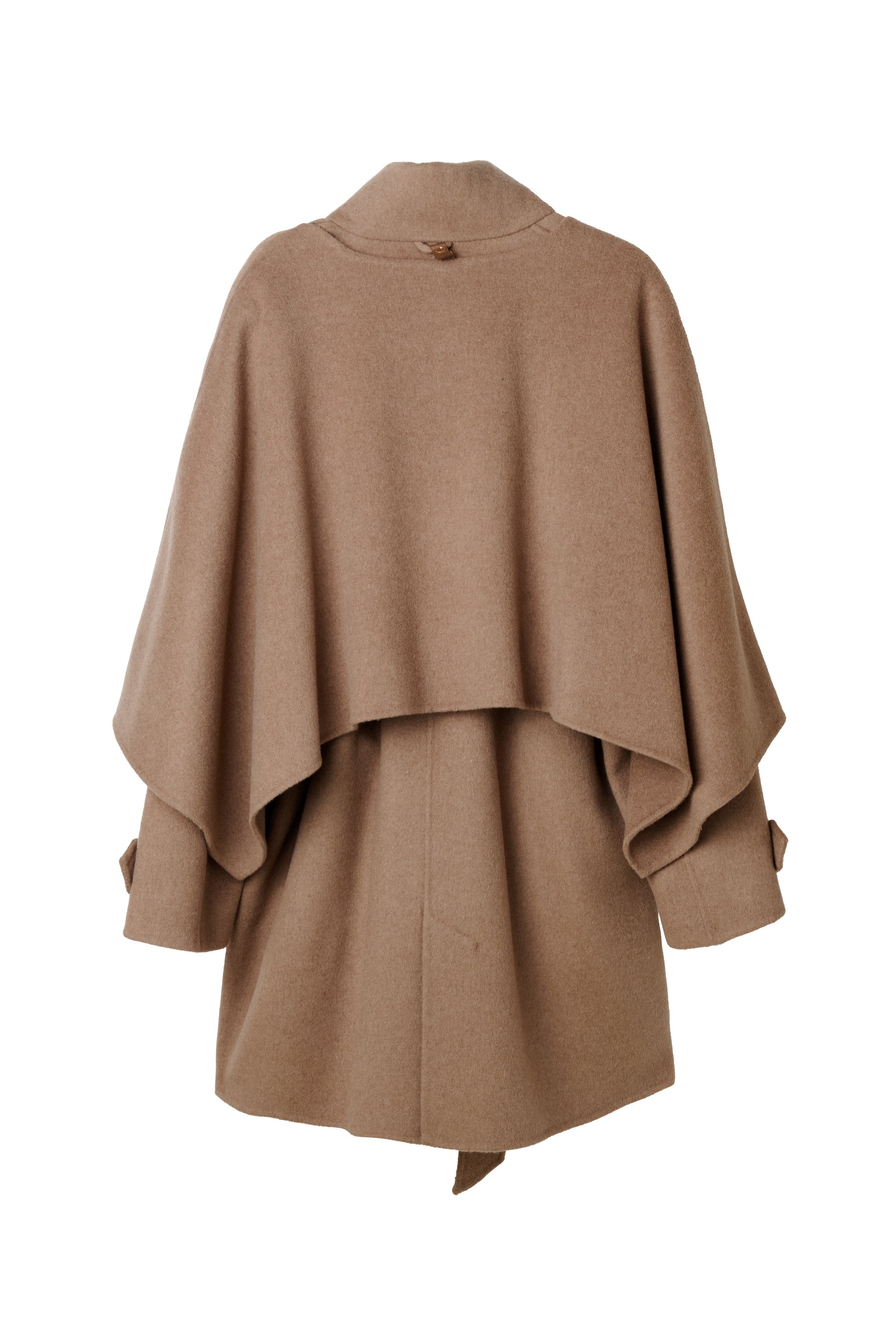 【10月下旬発送】Wool Rever Layered Cape Coat
