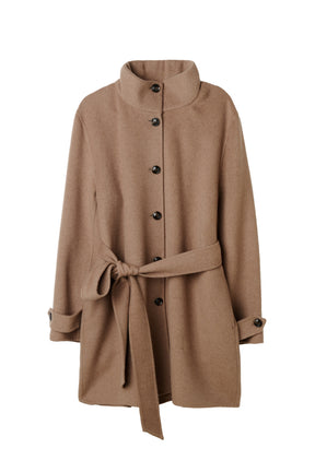 【10月下旬発送】Wool Rever Layered Cape Coat