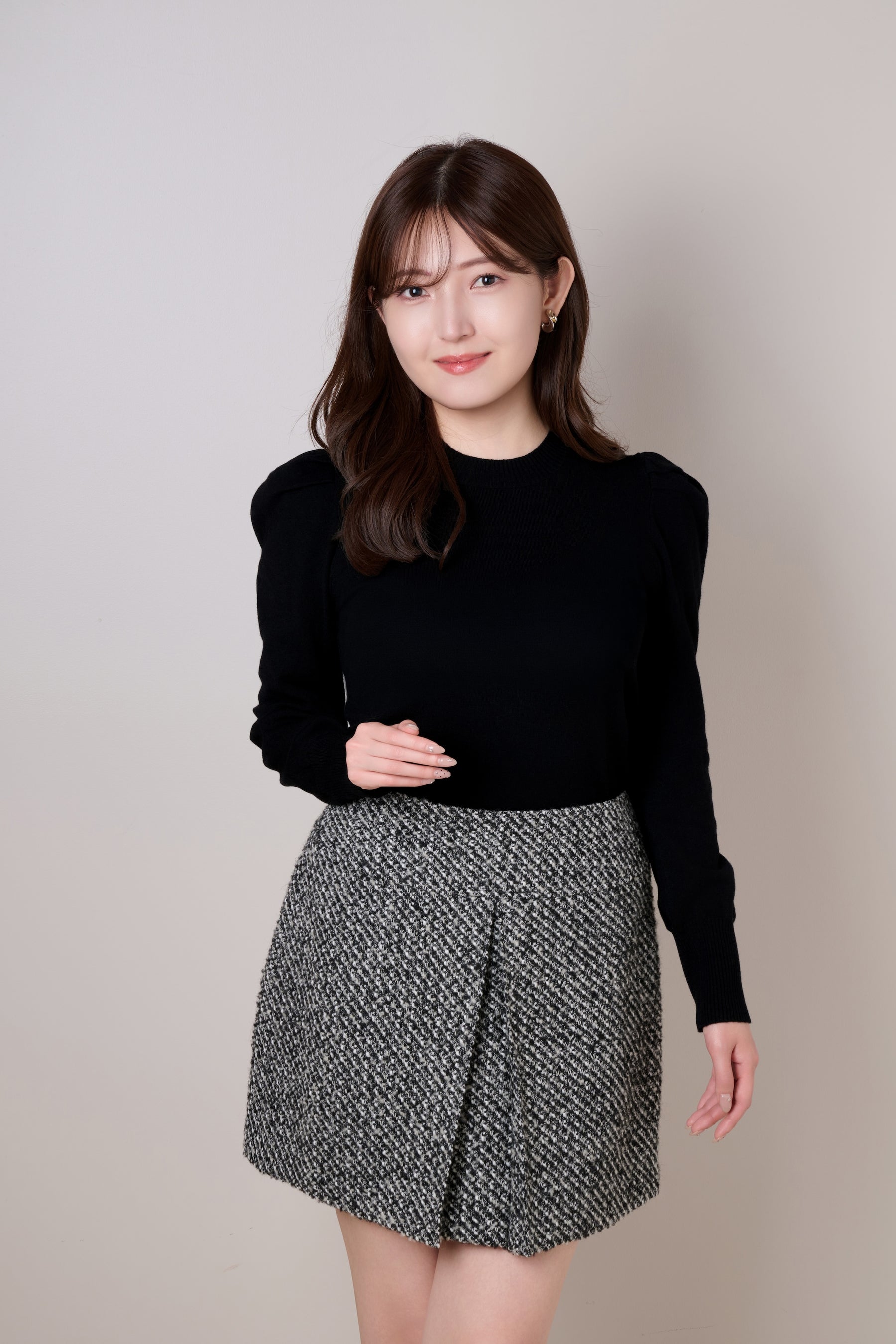 Sculpted Sleeve Knit Top