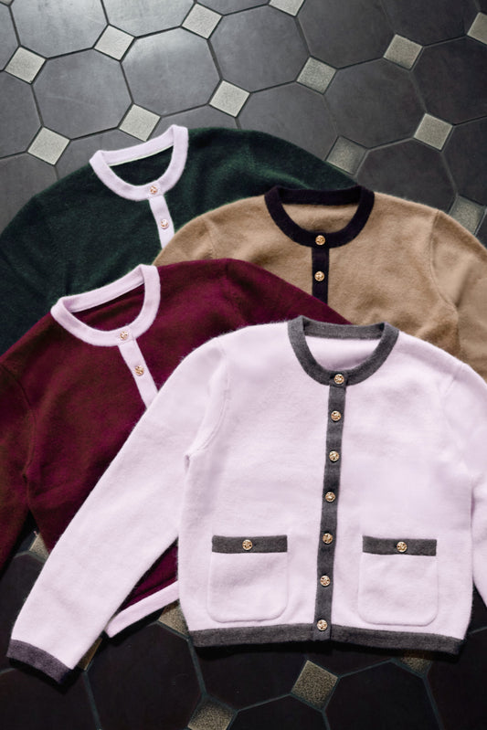 【10月中旬発送】Annelise Knit Cardigan