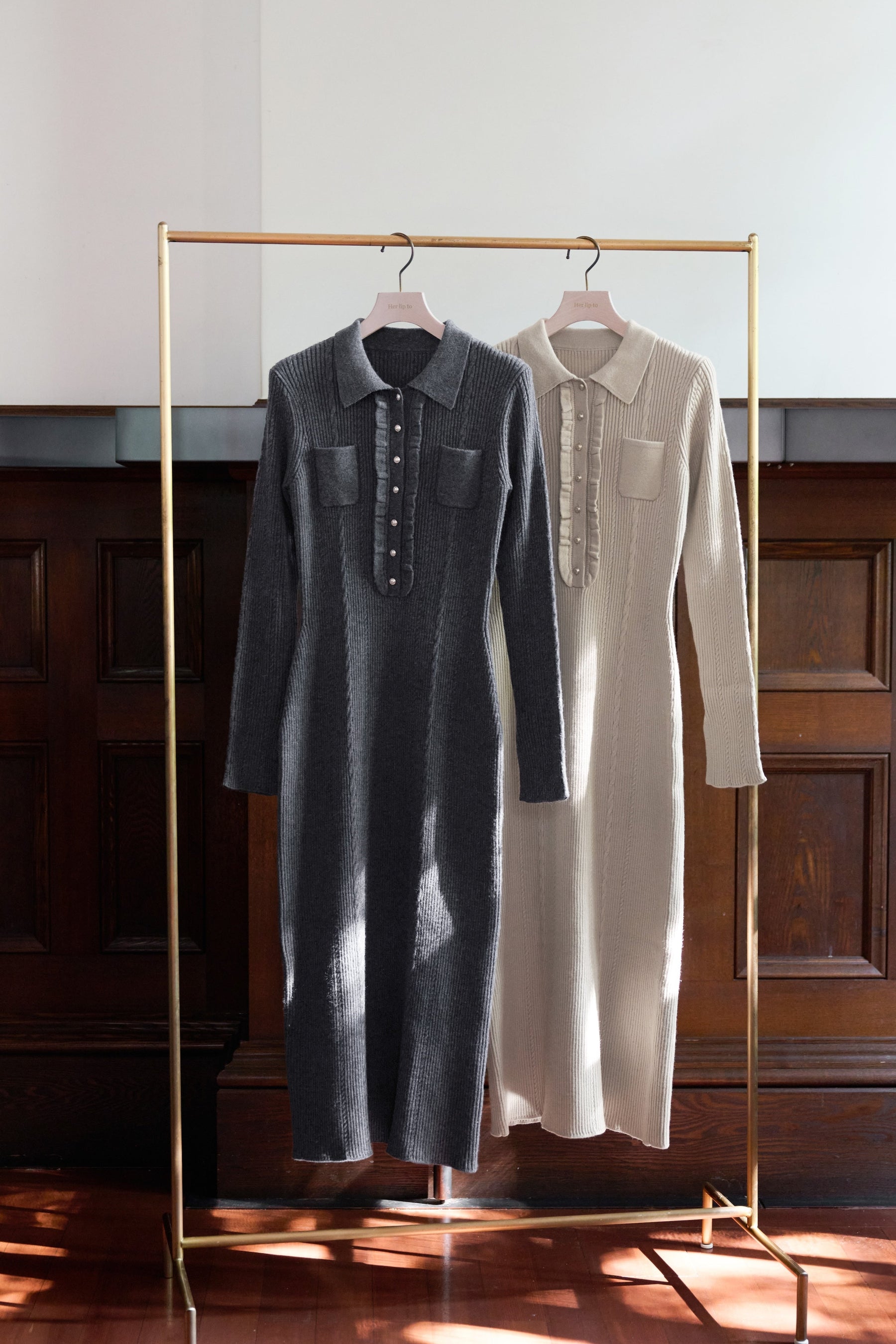 【10月中旬発送】Margot Knit Long Dress