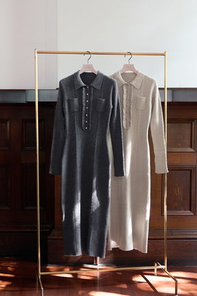 【10月中旬発送】Margot Knit Long Dress