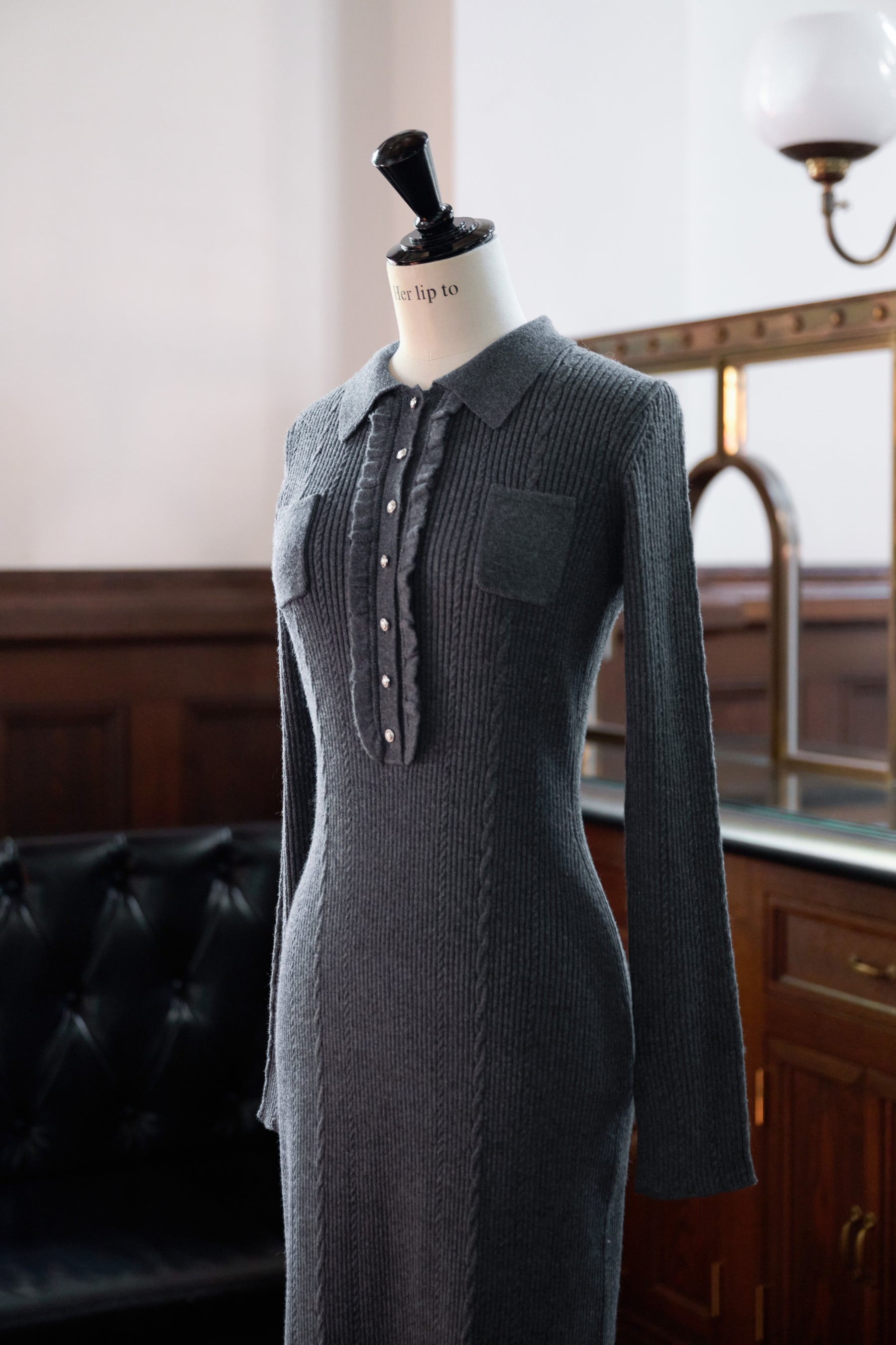 【10月中旬発送】Margot Knit Long Dress