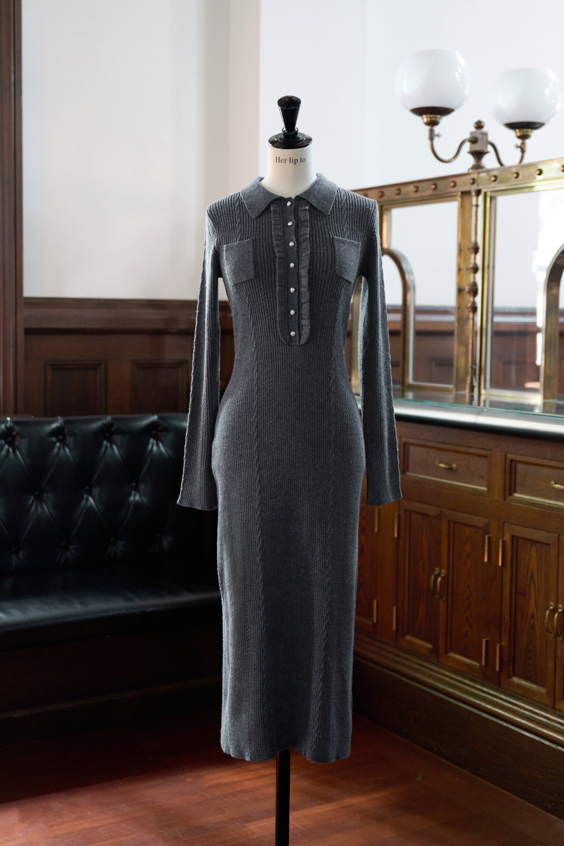 【10月中旬発送】Margot Knit Long Dress