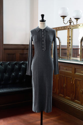 【10月中旬発送】Margot Knit Long Dress