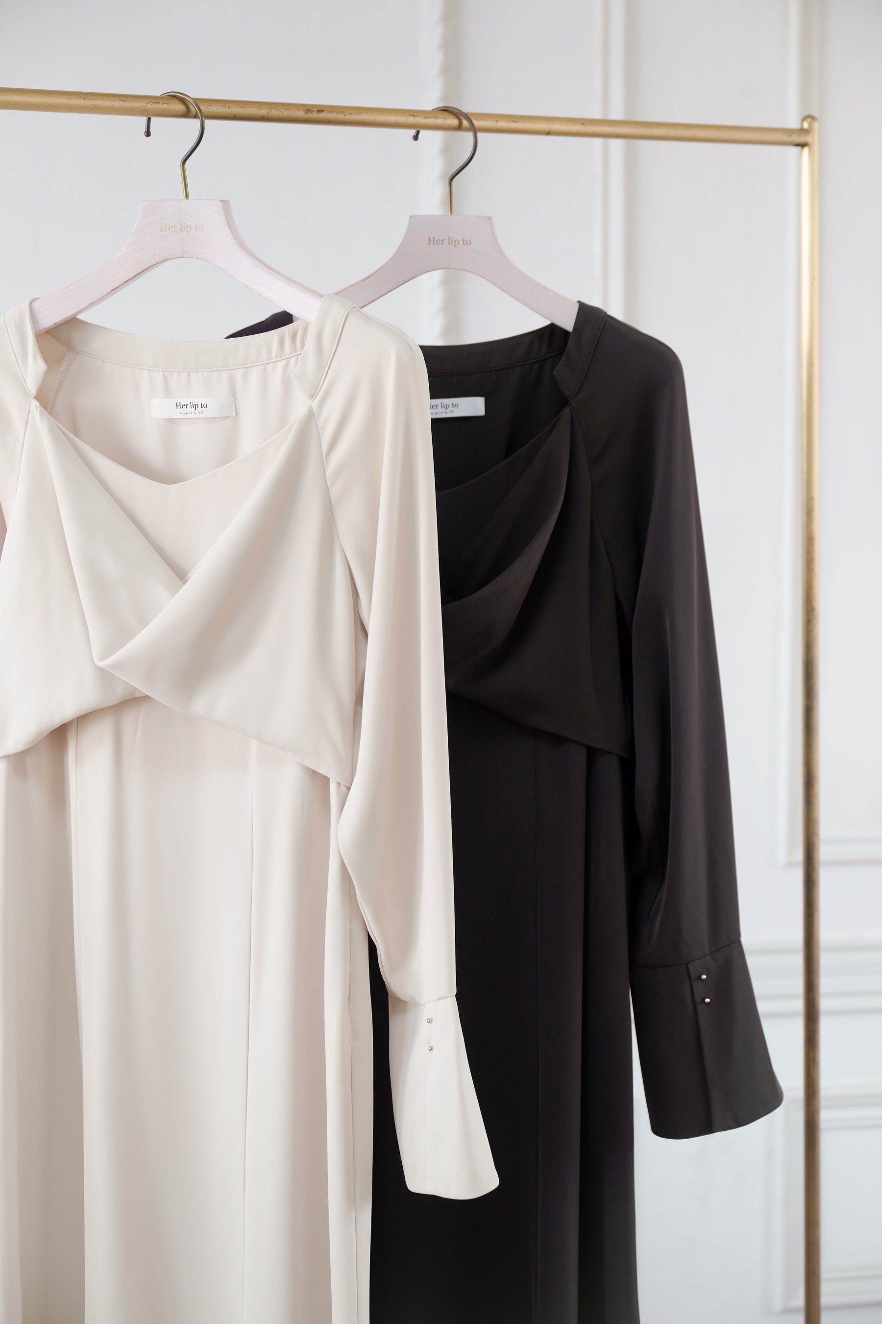 【10月中旬発送】Elsie Twist-Front Dress