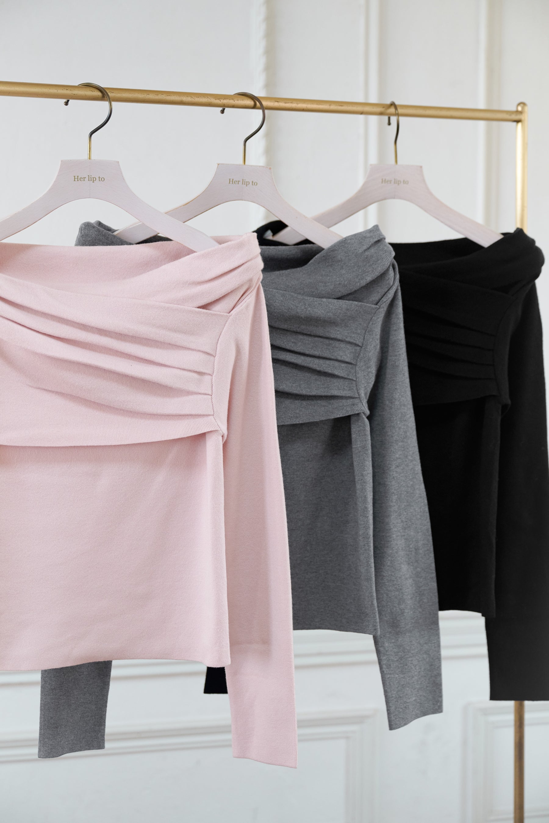 Aveline Gathered Knit Top